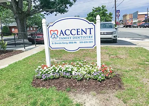 Accent Family Dentistry Office Sign